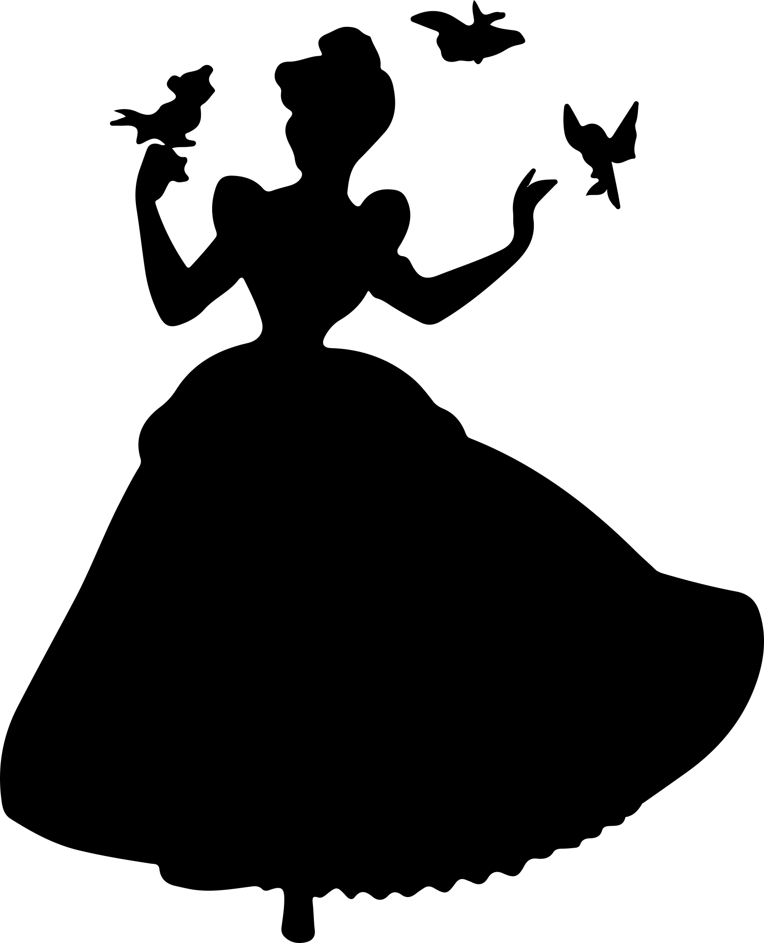 Cinderella 6 Outline Drawing Svg Vector Free Vectors